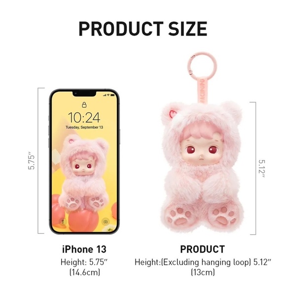 [NEW] POP MART HACIPUPU Gummy Bear Series Vinyl Plush Pendant Blind Box - Picture 12 of 12